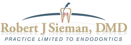 Robert J. Sieman DMD, Practice Limited to Endodontics